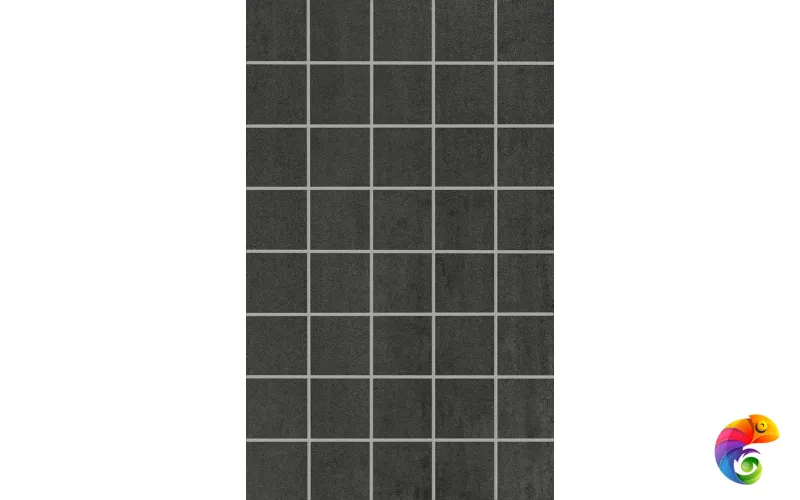 KMD2PTG011BN Декор чипсет Ломбардиа антрацит матовый 25x40x0,8