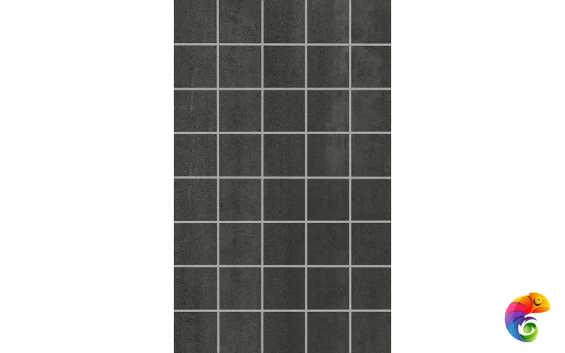 KMD2PTG011BN Декор чипсет Ломбардиа антрацит матовый 25x40x0,8