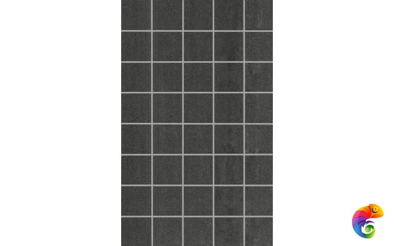 KMD2PTG011BN Декор чипсет Ломбардиа антрацит матовый 25x40x0,8