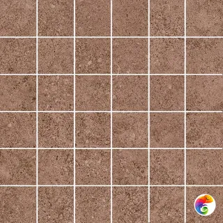 KMD2MSA014BR Декор Руссильон мозаичный коричневый матовый обрезной 30x30x0,9