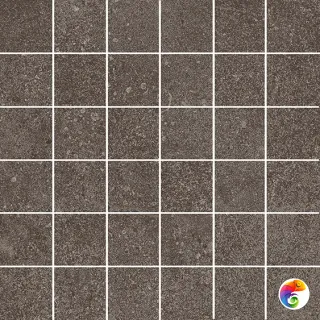 KMD2MSA020BR Декор Руссильон мозаичный коричневый тёмный матовый обрезной 30x30x0,9