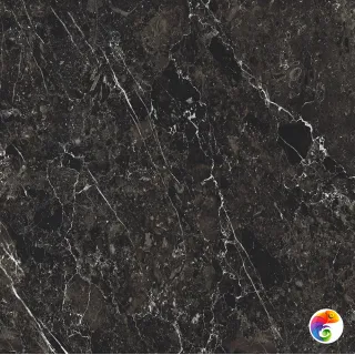 KM6060G0971R Марсель чёрный матовый обрезной 60x60x0,9