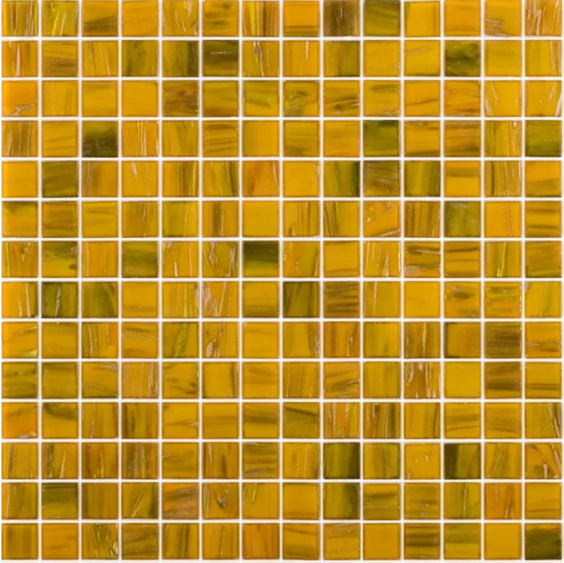 Rose Mosaic Стеклянная мозаика 1x1 GB92(5) сетка 318х318